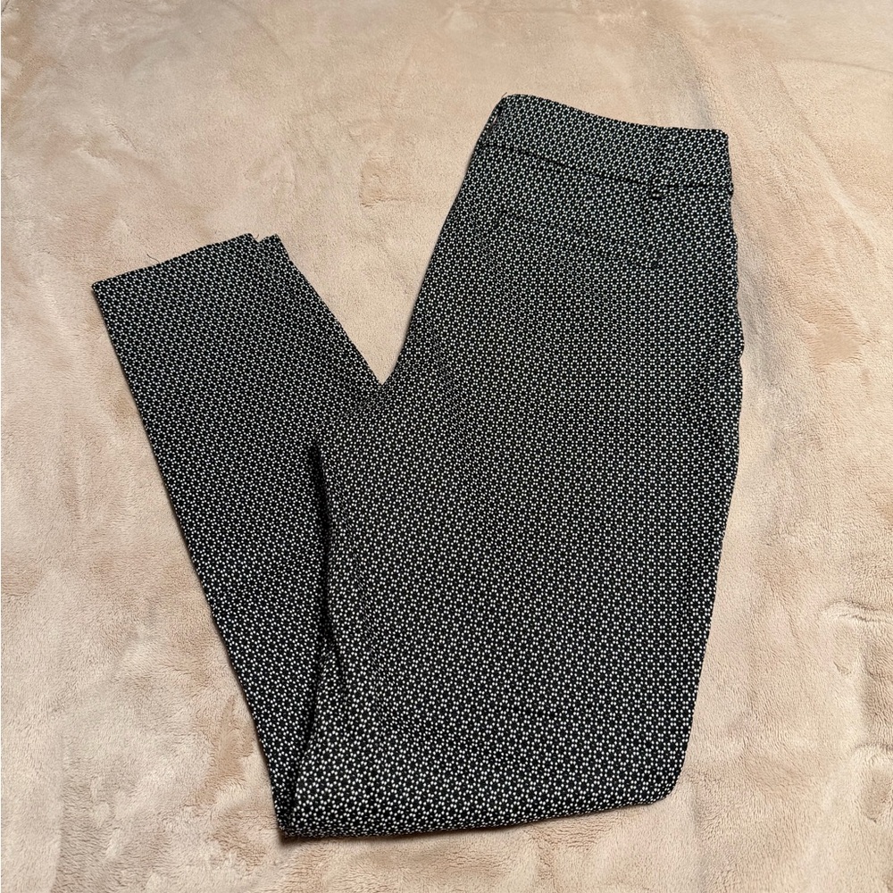 Black and White Patterned Pants